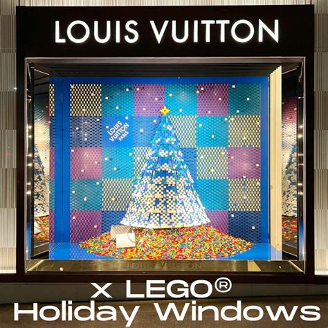 louis vuitton lego window|lego window displays.